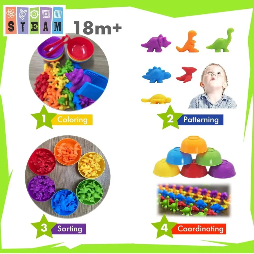 Counting Educational Learning Toy Set with Sorting Cups